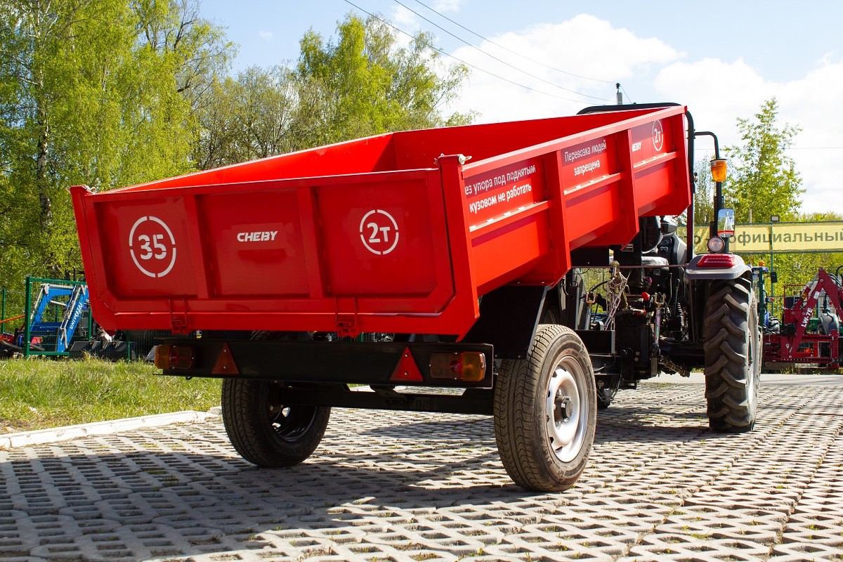 Полуприцеп самосвальный Cheby ППС-1,5 - Полуприцепы
